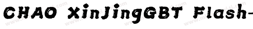 CHAO XinJingGBT Flash字体转换